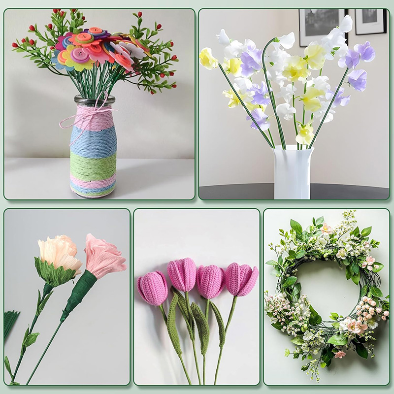 50/100Pcs Floral Wire Stems Fl - огляд і ціна Wire Stem Florist