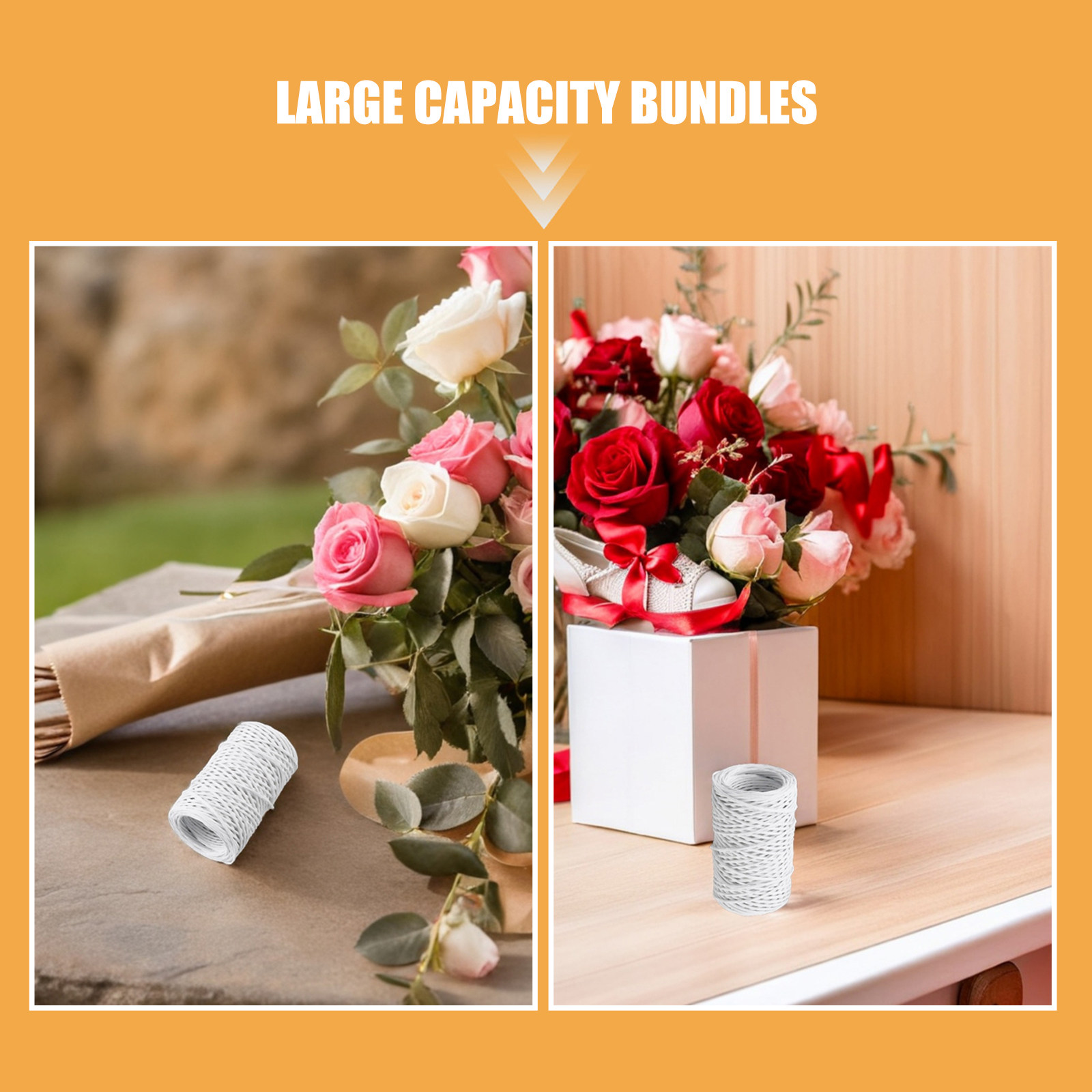 2 Rolls Floral Wire Paper Wrap - огляд і ціна Wire Stem Florist