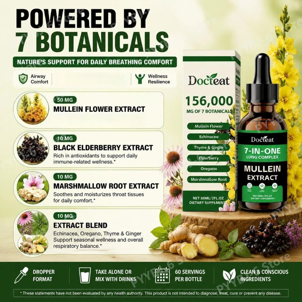 Docteat 7-in-1 Mullein Extract - огляд і ціна Florist Supp