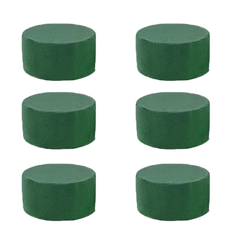 6Pcs Round Floral Foam Bricks  - огляд і ціна Florist Flower Supply
