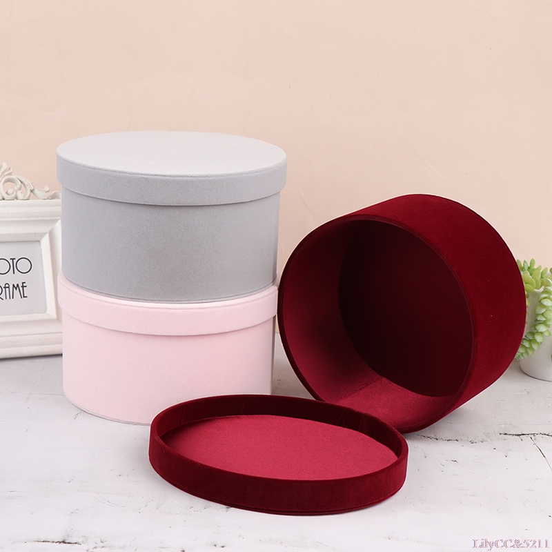 Velvet Round Flowers Box Gift  - огляд і ціна Florist Flower Supply
