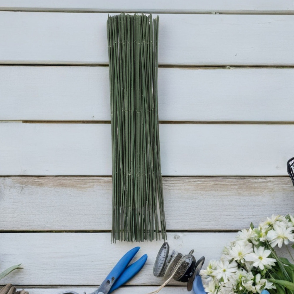 100Pcs Green Florist Wire Stur - огляд і ціна Wire Stem Florist