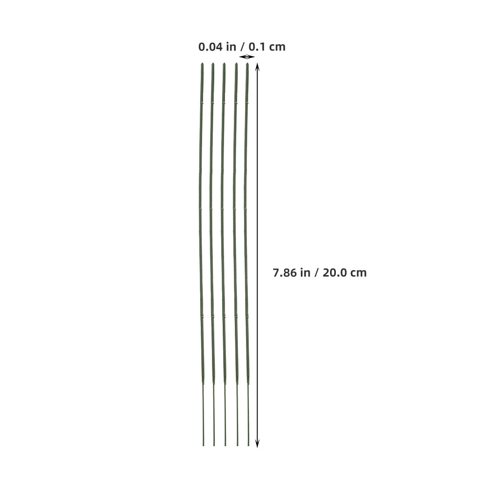 100Pcs Green Florist Wire Stur - огляд і ціна Wire Stem Florist