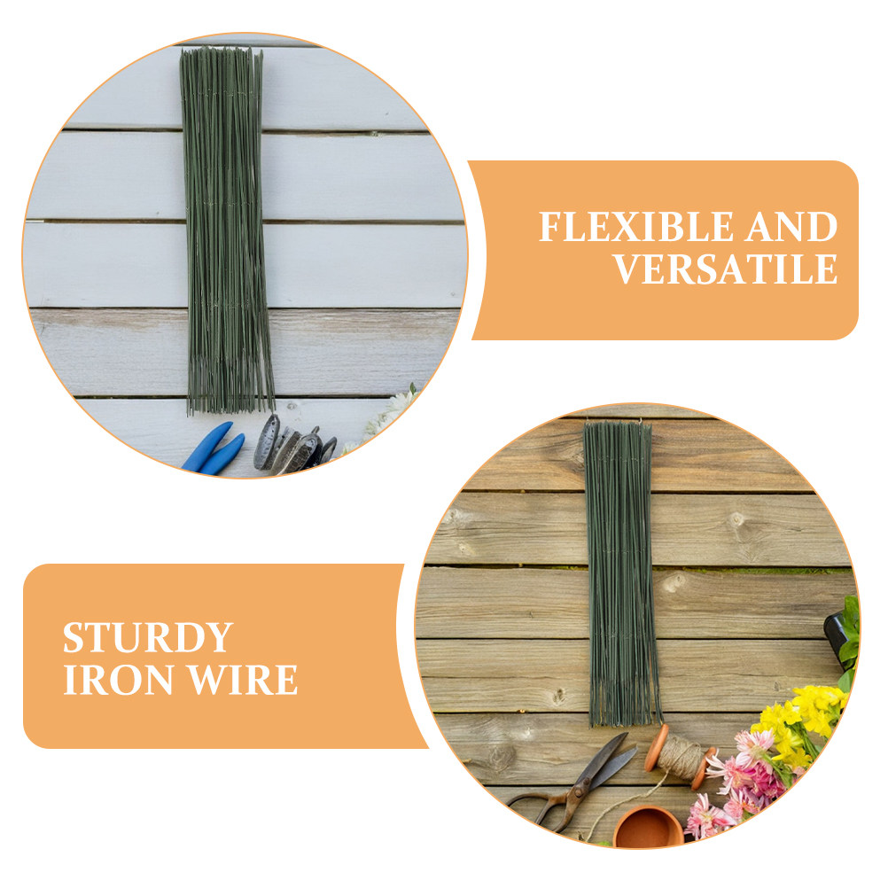 100Pcs Green Florist Wire Stur - огляд і ціна Wire Stem Florist