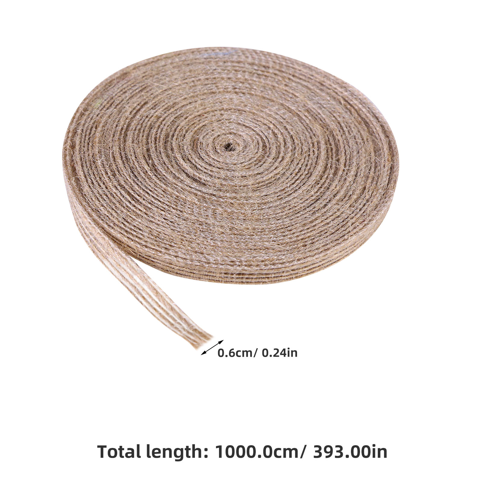 2 Rolls Natural Jute Burlap Ri - огляд і ціна Twine Jute Natural