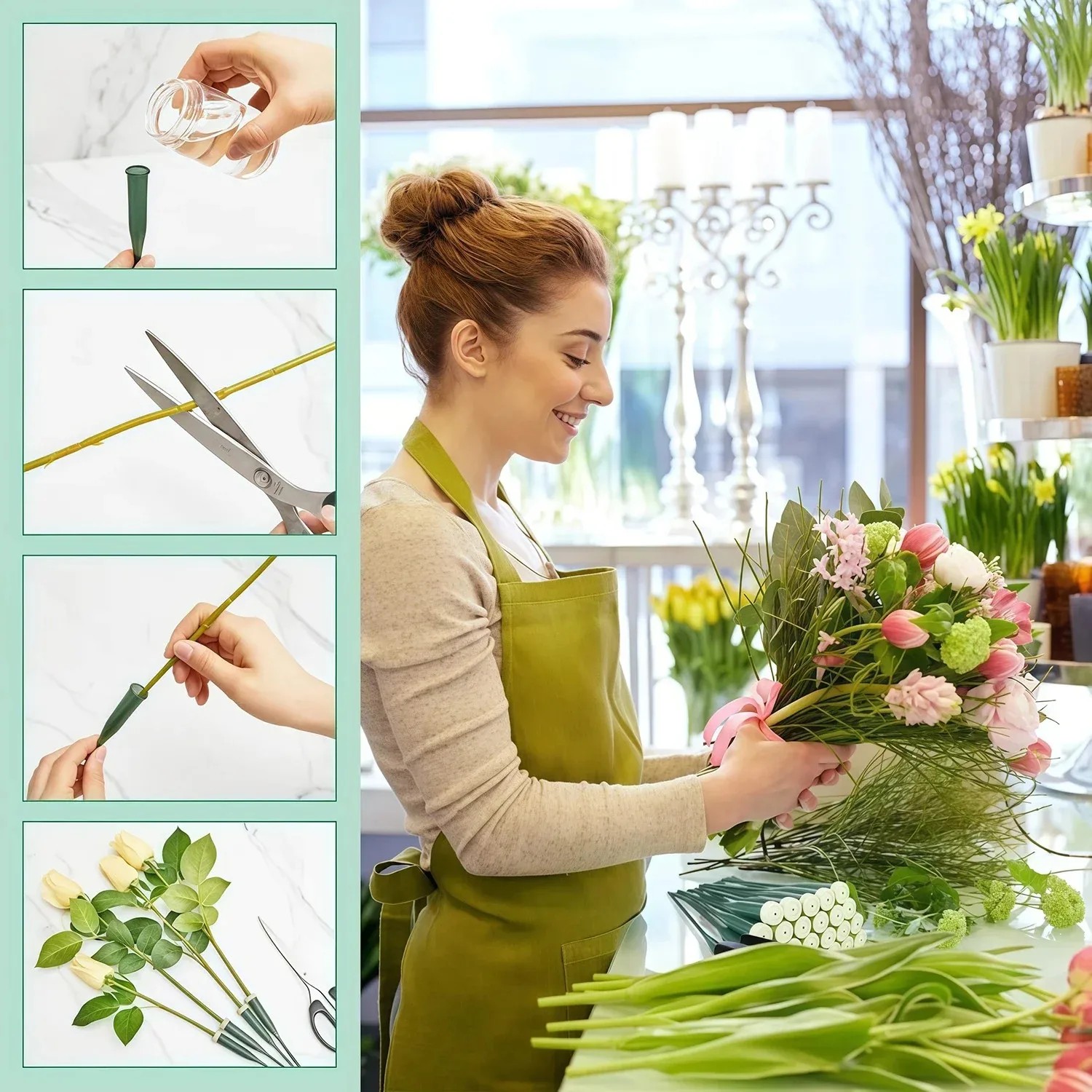 top quality 60 pcs floral wate - огляд і ціна Quality Florist Supply