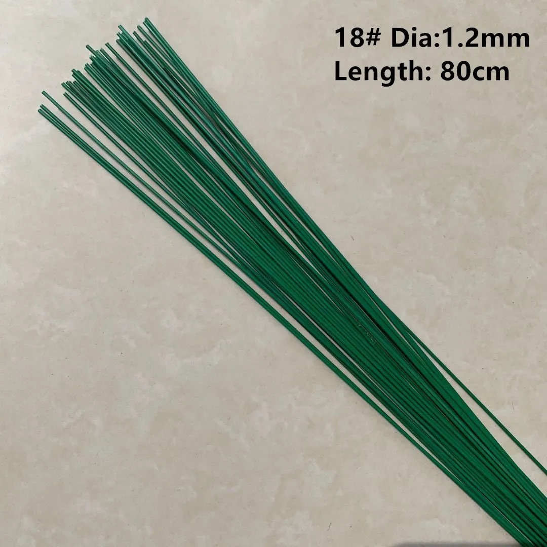 2# 2mm/1.2mm 30pcs 80cm Length - огляд і ціна Wire Stem Florist