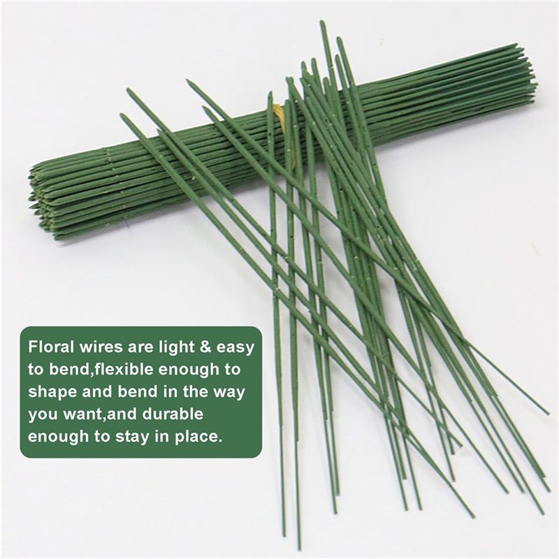 ABJN-Florist Wire, 400Pcs Plas - огляд і ціна Wire Stem Florist