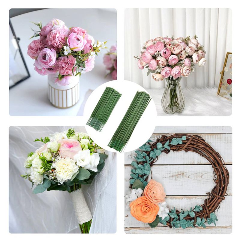ABJN-Florist Wire, 400Pcs Plas - огляд і ціна Wire Stem Florist